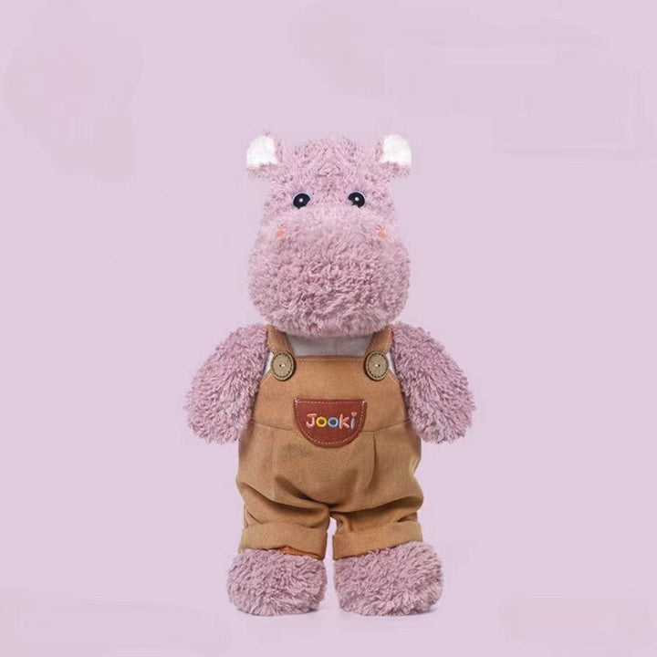 Voyage Bib pants hippopotamus Plush toy cute doll doll