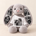 Personalized Photo Bunny Plush – Custom Ears & Photo T-Shirt with example custom photographs